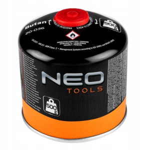 Nabój z gazem butan 500g, nakręcany NEO 20-036