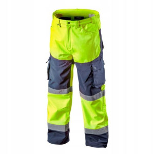 Spodnie robocze softshell żółte 81-750-M