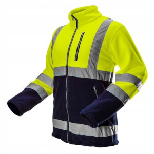 Bluza polarowa ostrzegawcza żółta 81-740-M