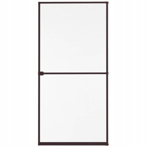 Brązowa Moskitiera Na Drzwi W Ramie 100x215cm