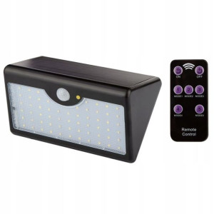Lampa solarna ścienna + pilot SMD LED 900lm 99-091