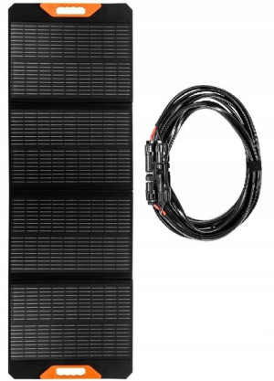 Panel słoneczny przenośny 140W, ładowarka solarna