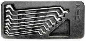 Neo Wkład Klucze Odgięte 6-22 Mm 8 Szt 84-233
