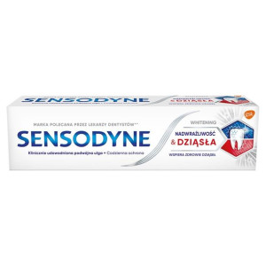 Nadwrażliwość & Dziąsła Whitening pasta do zębów z fluorkiem 75ml