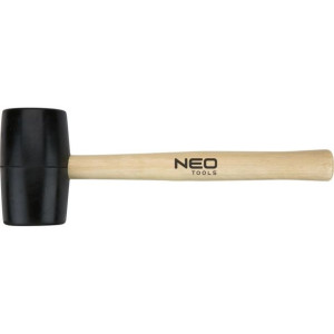 Młotek gumowy 72 mm/900 g trzonek drewniany 25-064