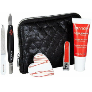 Manicure zestaw preparat do usuwania skórek + bufor + obcinacz + pilnik