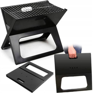 Grill Węglowy Turystyczny Składany Walizka 42x26