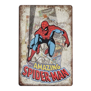 Tabliczka dekoracyjna metalowa AMAZING SPIDER-MAN