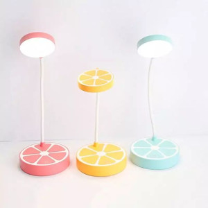 Lampka LED USB nocna na biurko LEMON turkusowa