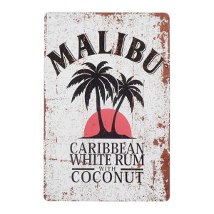 Tabliczka dekoracyjna metalowa MALIBU