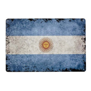 Tabliczka dekoracyjna metalowa FLAGA ARGENTYNY