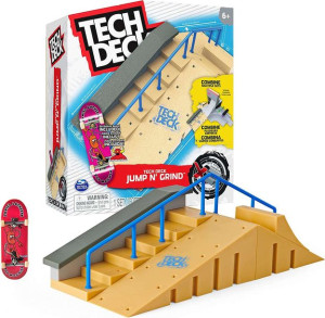 Tech Deck fingerboard zestaw rampa Jump N' Grind + deskorolka
