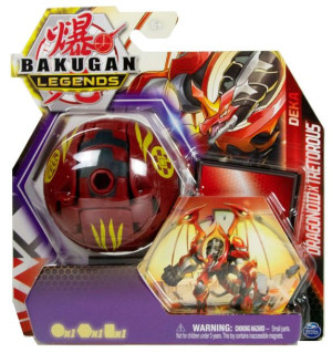 Bakugan Deka Dragonoid x Tretorous zestaw figurka, BacuCore, karta postaci