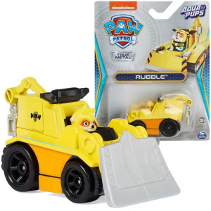 Psi Patrol Metalowy mini pojazd Aqua Pups Rubble True Metal