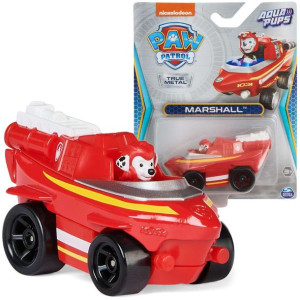 Psi Patrol Metalowy mini pojazd Aqua Pups Marshall True Metal