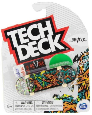 Tech Deck deskorolka fingerboard Revive + naklejki