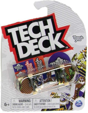 Tech Deck deskorolka fingerboard Thank You + naklejki