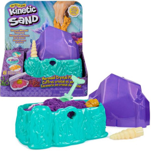 Kinetic Sand piasek kinetyczny zestaw poszukiwanie skarbów 2 kolory