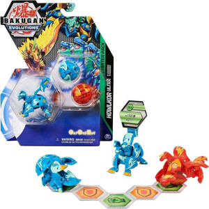 Bakugan Evolutions Platinum Starter Howlkor Ultra + 3 figurki i karty