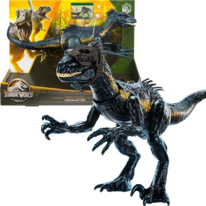 Jurassic World Dino Trackers figurka ze światłem i dźwiękiem dinozaur Indor