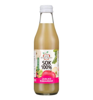 Sok jabłko rabarbar - Sok z rabarbarem - 250ml NFC