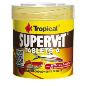TROPICAL SUPERVIT TABLETS A 50ml/36g - samoprzylepne tabletki