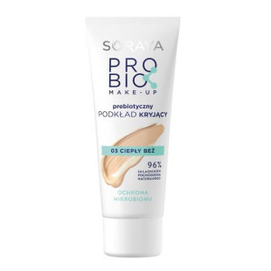 Probio Make-Up prebiotyczny podkład kryjący 03 Ciepły Beż 30ml