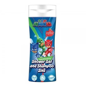 PJ Masks żel pod prysznic i szampon 2w1 Truskawka 300ml