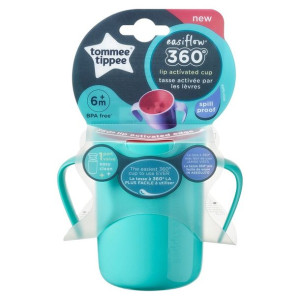 Easiflow 360° kubek z uchwytami 6m+ Zielony 200ml