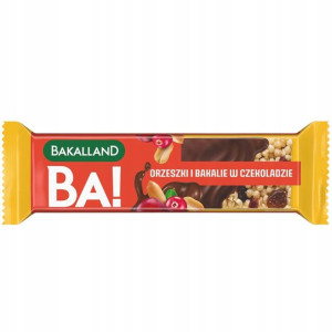 Baton Orzeszki bakalie w czekoladzie BAKALLAND 40g