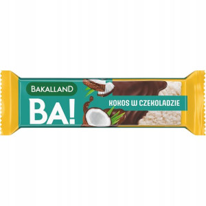Baton kokosowy w czekoladzie BAKALLAND BA! 40 g