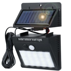 Lampa solarna 30 led smd czujnik ruchu zmierzchu