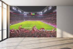 Fototapeta piłka nożna Bayern Monachium stadion - 2 x 1,5 m winylowa