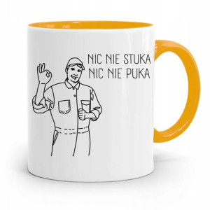 Kubek Żółty Mechanika Nic Nie Stuka Nic Nie Puka
