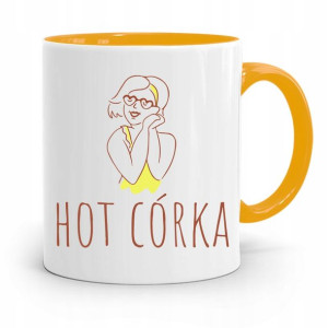 Kubek Żółty Prezent Dla Córki Córeczki Hot Córka
