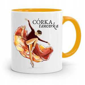 Kubek Żółty Prezent Dla Córki Córka Tancerka