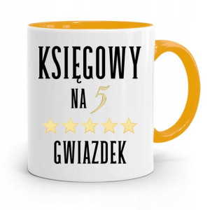 Kubek Żółty Prezent Dla Księgowej Księgowego