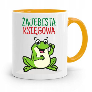 Kubek Żółty Prezent Dla Księgowej Księgowego