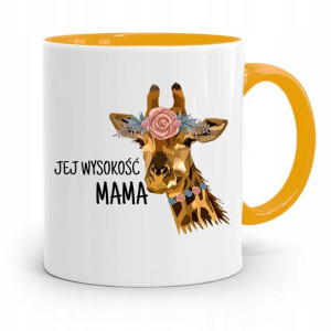 Kubek Żółty Prezent Dla Mamy Jej Wysokość Mama