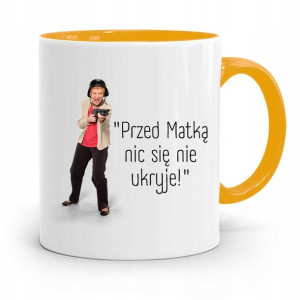 Kubek Żółty Prezent Dla Mamy Nic Się Nie Ukryje