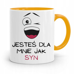 Kubek Żółty Prezent Dla Syna Jesteś Jak Syn