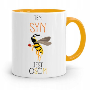 Kubek Żółty Prezent Dla Syna Ten Syn Jest Osom