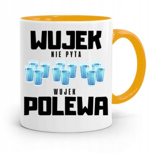 Kubek Żółty Prezent Dla Wujka Wujek Nie Pyta