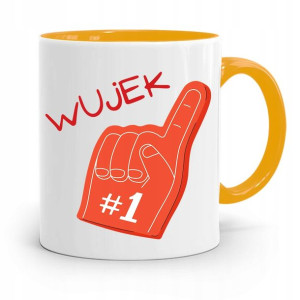 Kubek Żółty Prezent Dla Wujka Wujek Numer Jeden