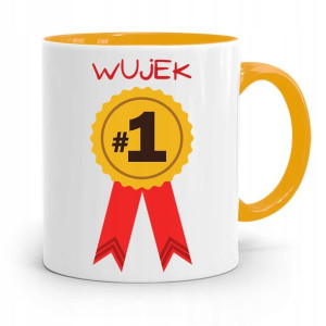 Kubek Żółty Prezent Dla Wujka Wujek Numer Jeden