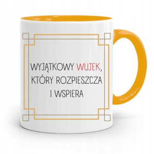 Kubek Żółty Prezent Dla Wujka Wyjątkowy Wujek