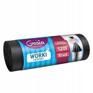 Worki na śmieci120 l 10 szt Gosia MOCNE