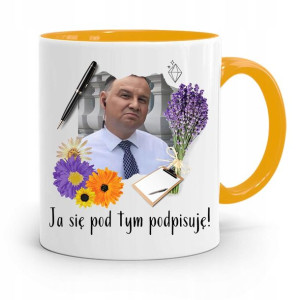 Kubek Żółty Prezydenta Andrzej Duda Pis Dla Ciebie