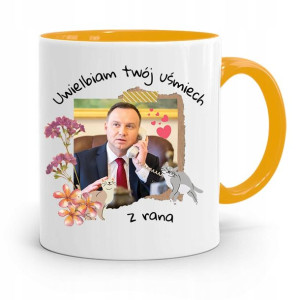 Kubek Żółty Prezydenta Andrzej Duda Pis Dla Ciebie