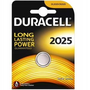 Bateria litowa DURACELL CR2025 3V 2025 1 SZTUKA DL2025 ECR2025 165 mAh